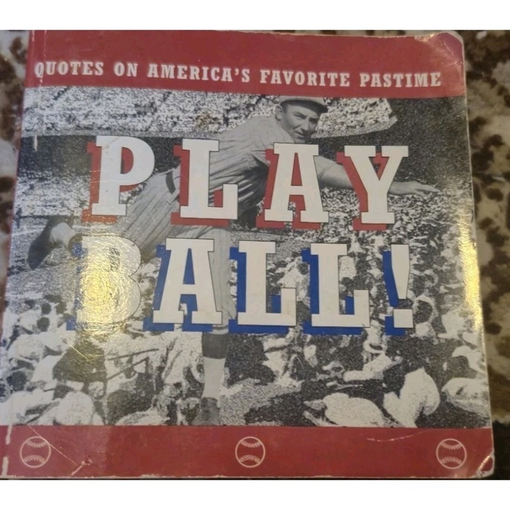 Play Ball! Notes on America's Favorite Pastime Baseball Book Vintage